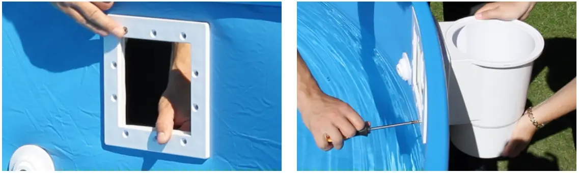 swim fun 1533 Skimmer Set - Fitting the skimmer 2