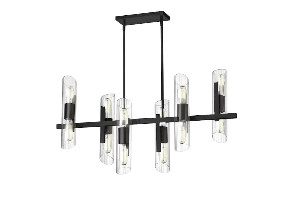 Dainolite Sam-4012hc 12-light Black Transitional Chandelier Instructions