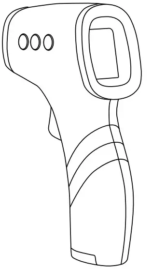 everaid EV-T-1 Infrared Thermometer-