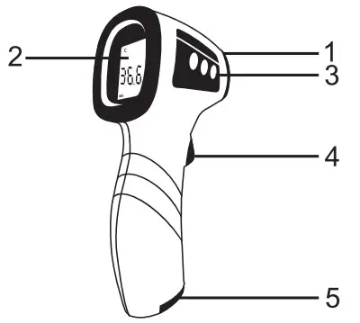 everaid EV-T-1 Infrared Thermometer-4