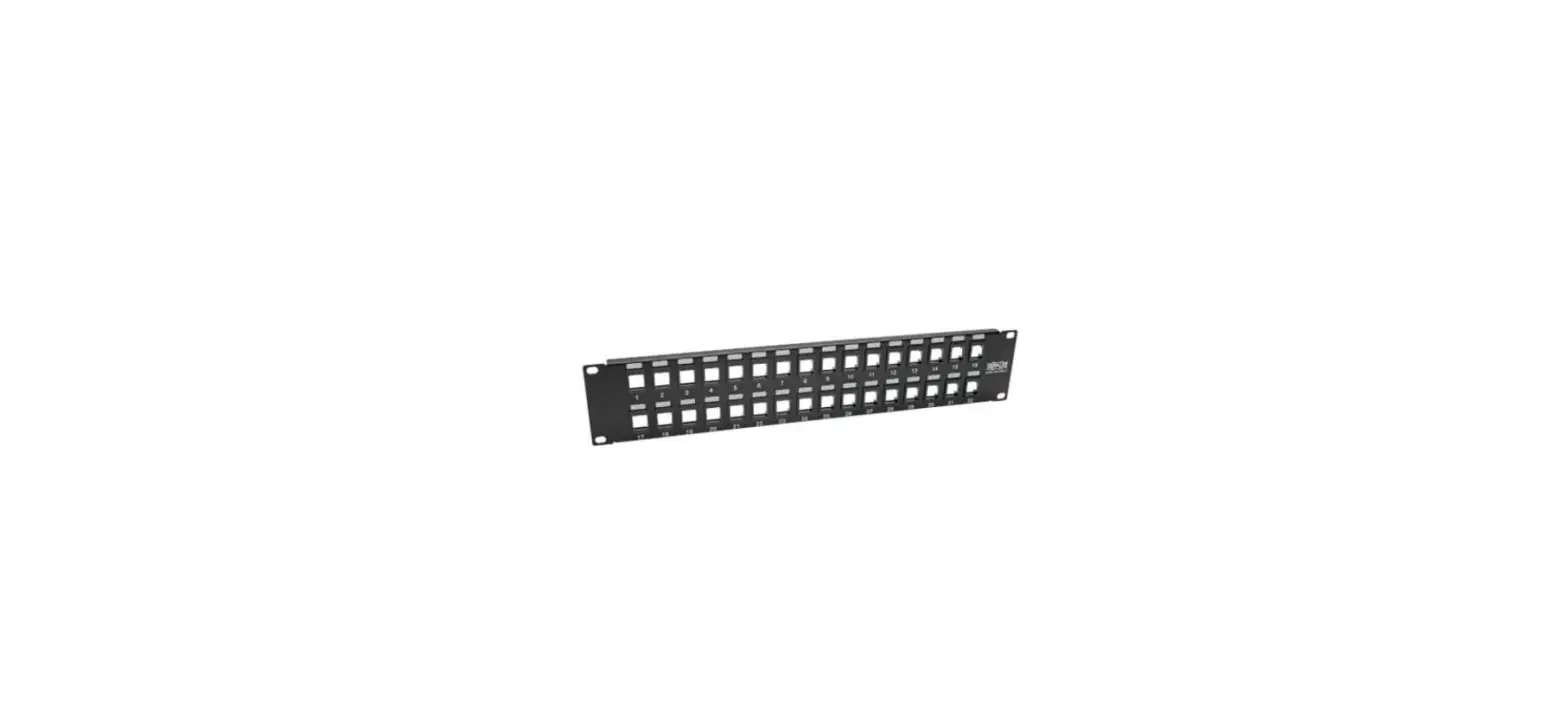 Tripp-lite N062-048-kj 48-port 1u Rack-mount Unshielded Blank Keystone/ Multimedia Patch Pane User Guide Tripp-lite N062-048-kj 48-port 1u Rack-mount Unshielded Blank Keystone/ Multimedia Patch Pane User Guide
