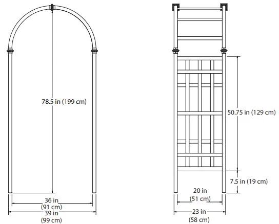 vita-VA68111-3-25-ft-W-x-6-75-ft-H-White-Garden-Arbor-FIG-1