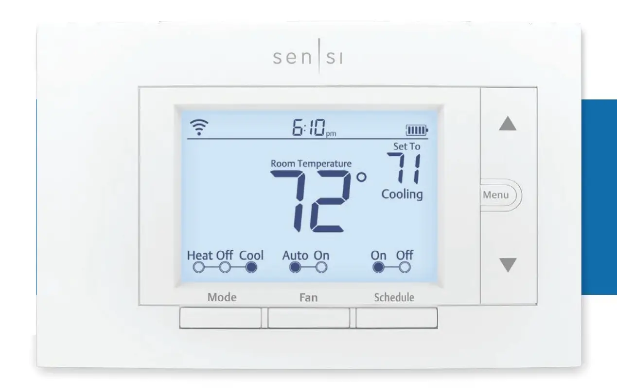 Emerson Sensi Smart Thermostat Manual - Sen|si 1f87u-42wf, St55