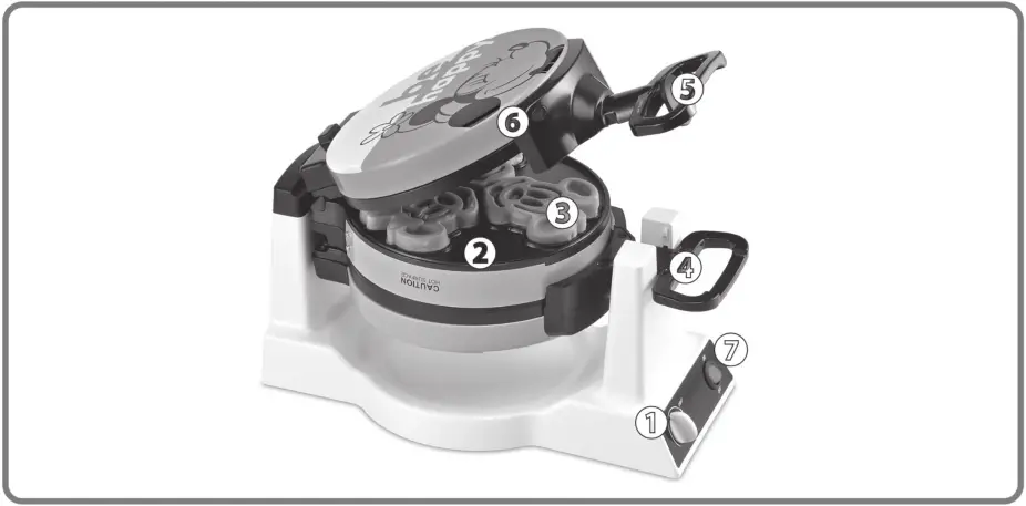 Disney MIC 64 Double Flip Waffle Maker - Overview