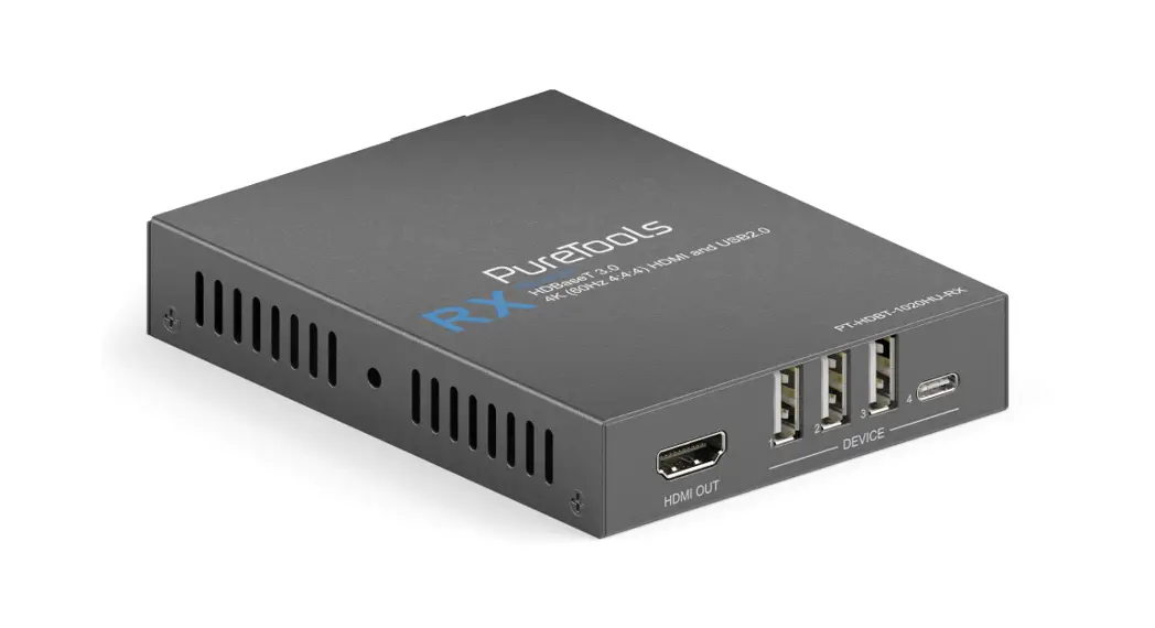 Puretools Pt-hdbt-1020hu-rx Hdbaset 3.0 Hdmi And Usb2.0 Receiver User Manual Puretools Pt-hdbt-1020hu-rx Hdbaset 3.0 Hdmi And Usb2.0 Receiver User Manual