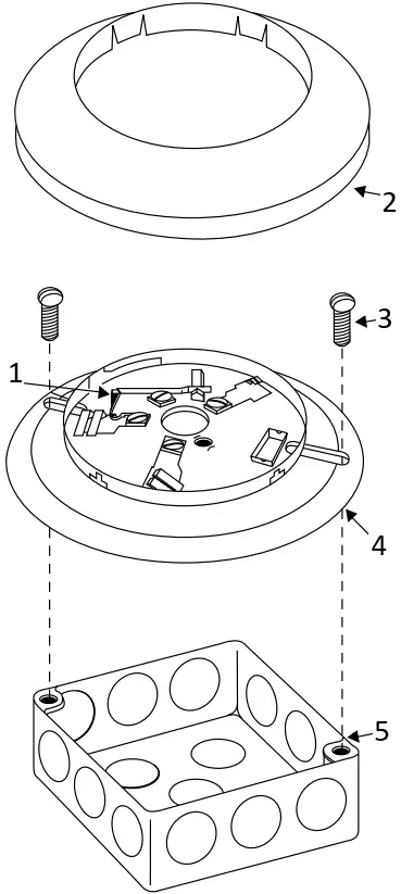 NOTIFIER B614LP Plug In Detector Base B1
