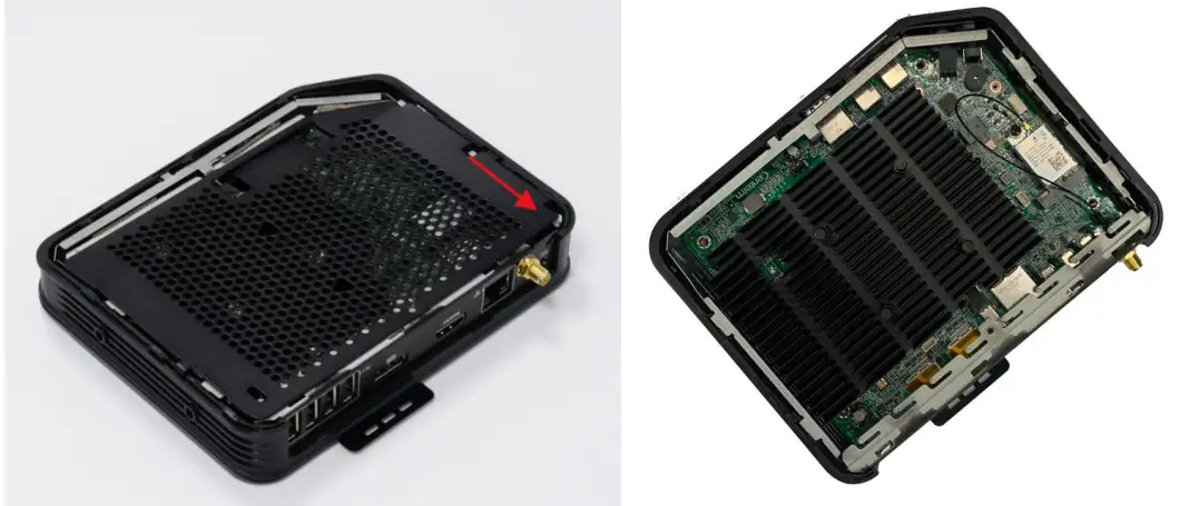 Remove the chassis cover and inner cover