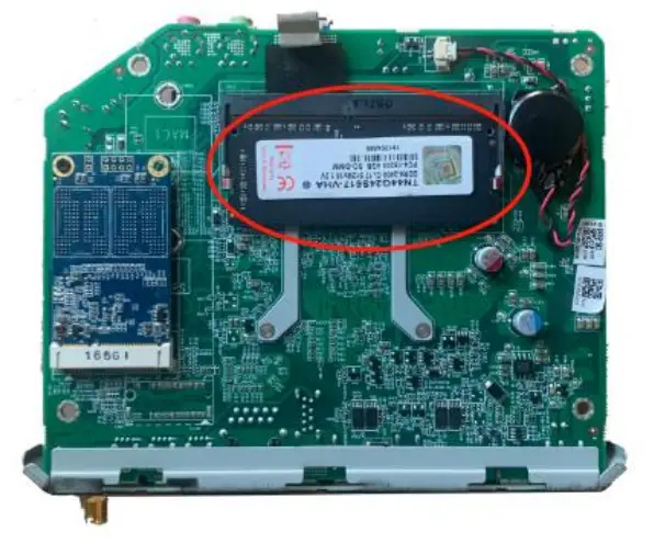 Remove the memory module