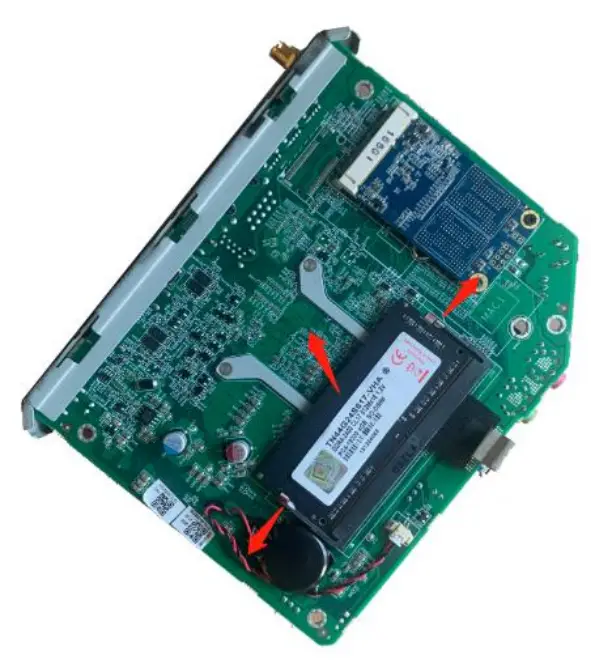 Remove the memory module