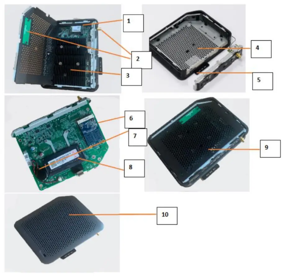 Major components of your thin client
