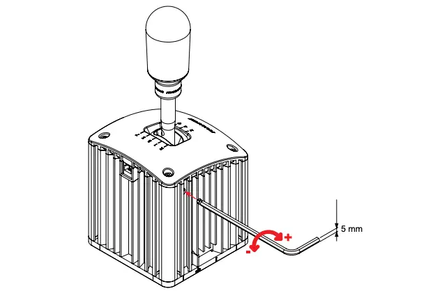 ADJUST SHIFT RESISTANCE