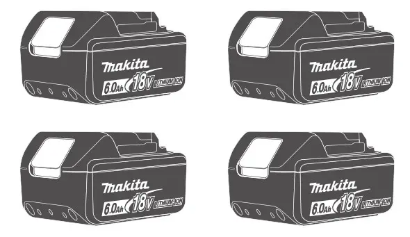 makita BPS01 Lock Battery Adapter- Multiple batteries
