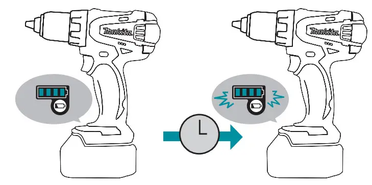 makita BPS01 Lock Battery Adapter- battery cartridge 2