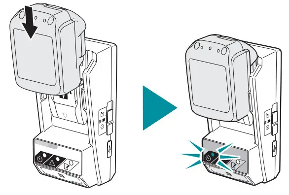 makita BPS01 Lock Battery Adapter- blue light