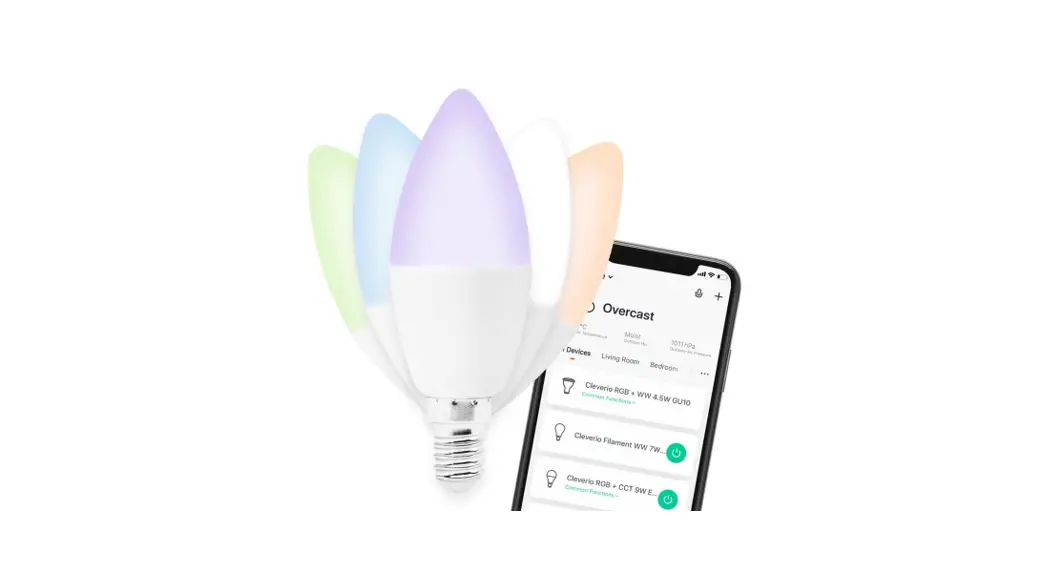 Cleverio Smart E14 Rgb Cct Wifi Lamp User Manual
