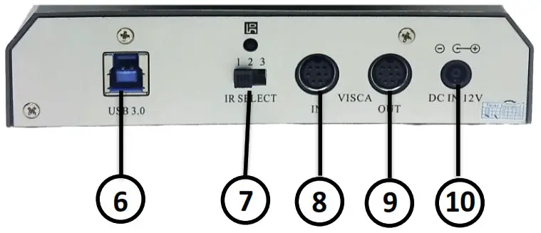 HuddleCamHD 10X-GY-G3 2.1 MP - Physical Descrip