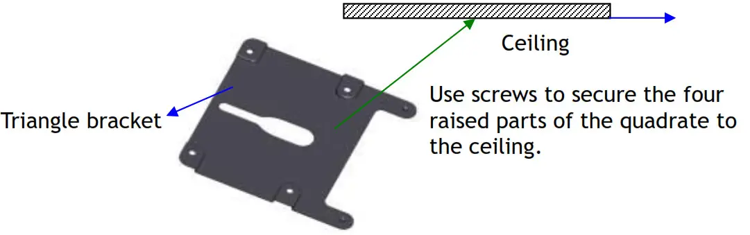 HuddleCamHD 10X-GY-G3 2.1 MP - Secure the Ceiling