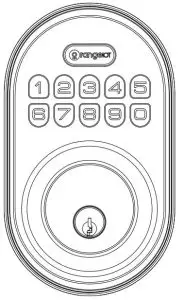 OrangeIOT RZ-A Keypad Deadbolt