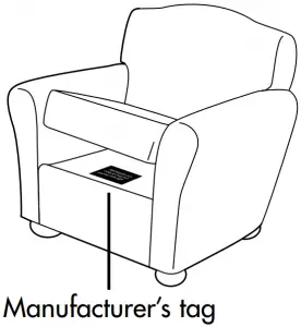 Sofa-Manufacturer’s-tag