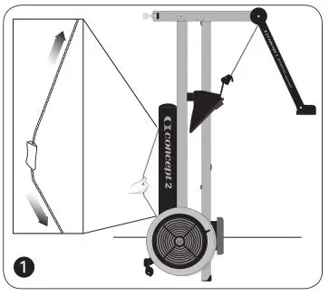 Dynamic Indoor Rower Concept 2 - Lubricate the chain with a teaspoon