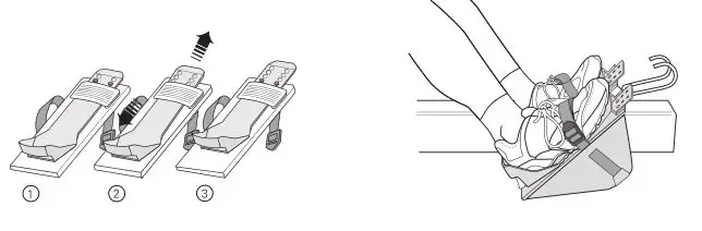 Dynamic Indoor Rower Concept 2 - SETTING THE FLEXFOOT