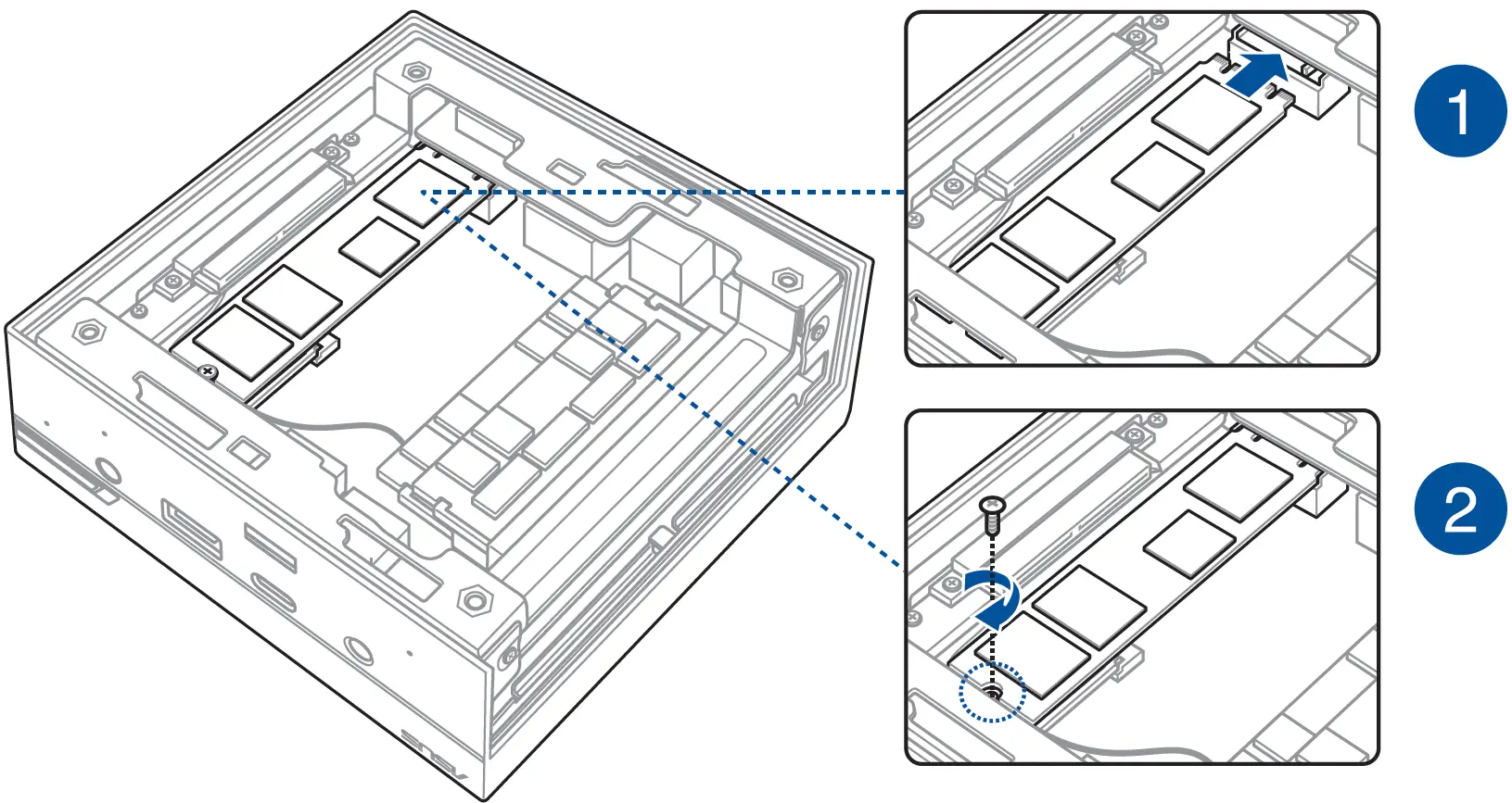Installing the M.2 SSD