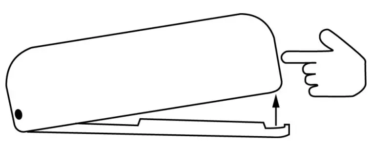 Aeotec Door Window Sensor 7 Basic ZWA011 User Guide - Open the cover by pressing the clip on the side and pulling the cover upwards