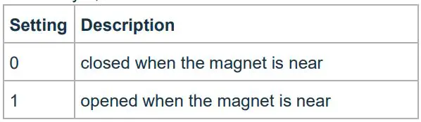 Aeotec Door Window Sensor 7 Basic ZWA011 User Guide - Parameter 3 Door Window State