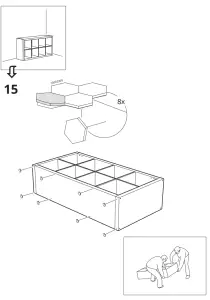 IKEA KALLAX Regal Weiss. - fig12png
