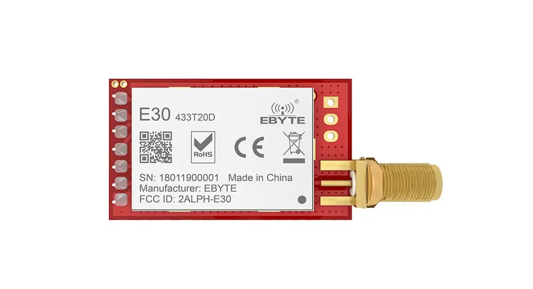 Ebyte E30-433t20d S14438 433mhz 100mw Dip Wireless Module User Manual Ebyte E30-433t20d S14438 433mhz 100mw Dip Wireless Module User Manual