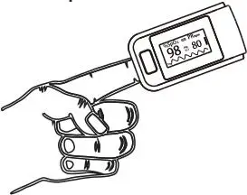 LyfTrack SO911 Fingertip Pulse Oximeter-Product Operation