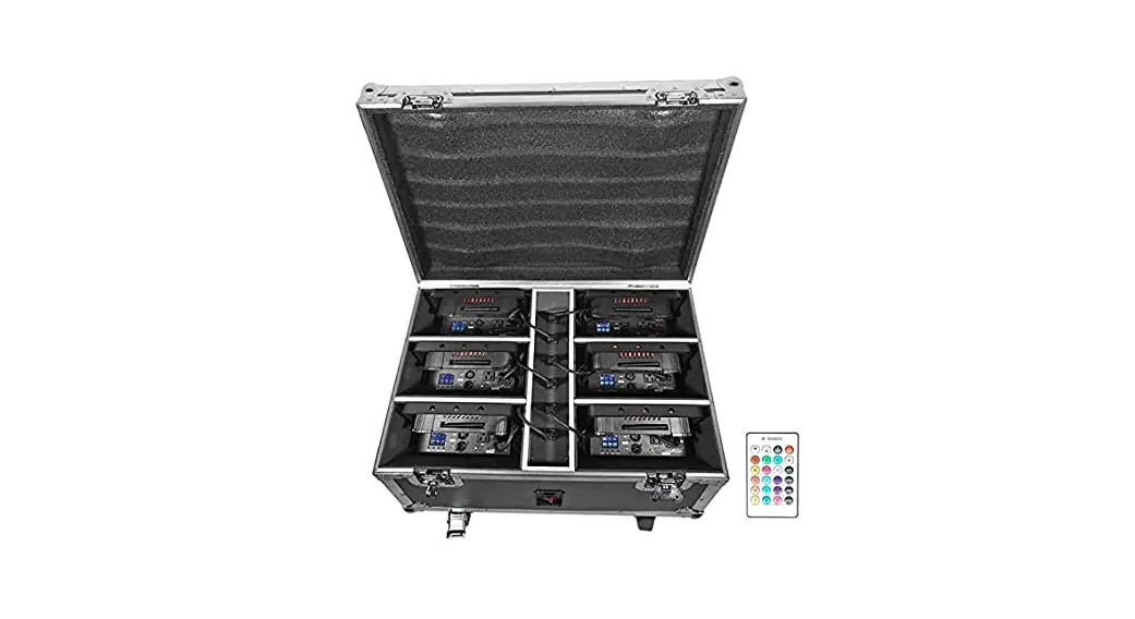Rockville Battery Par 61 Wash Lights Wireless Dmx Charging Case Instruction Manual