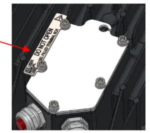 Luminell D0054 RLX Cx EX Zone1 LED Flood Light - back cover bolts