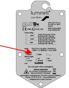 Luminell D0054 RLX Cx EX Zone1 LED Flood Light - date