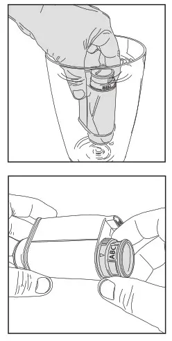 Installing the INTENZA+ water filter