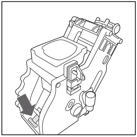 Make sure that the lever is in contact