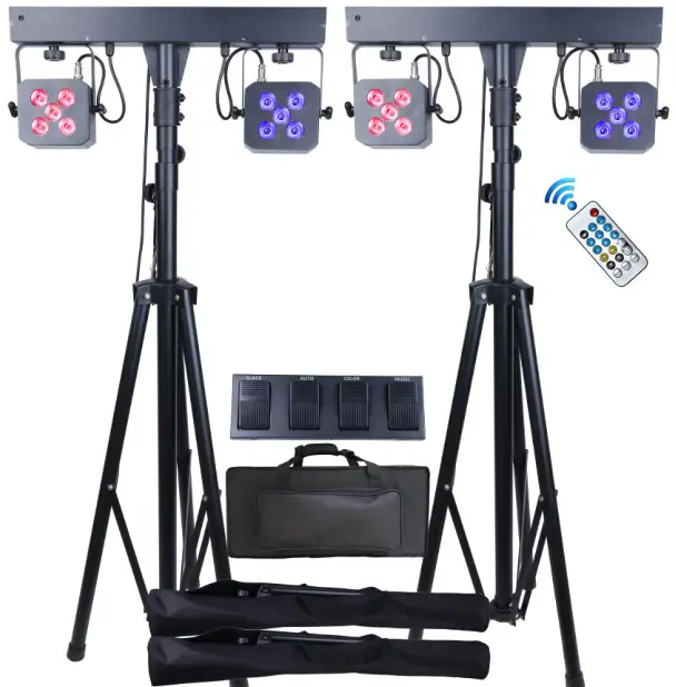 qtx 151554UK Stereo Twin PAR Bar