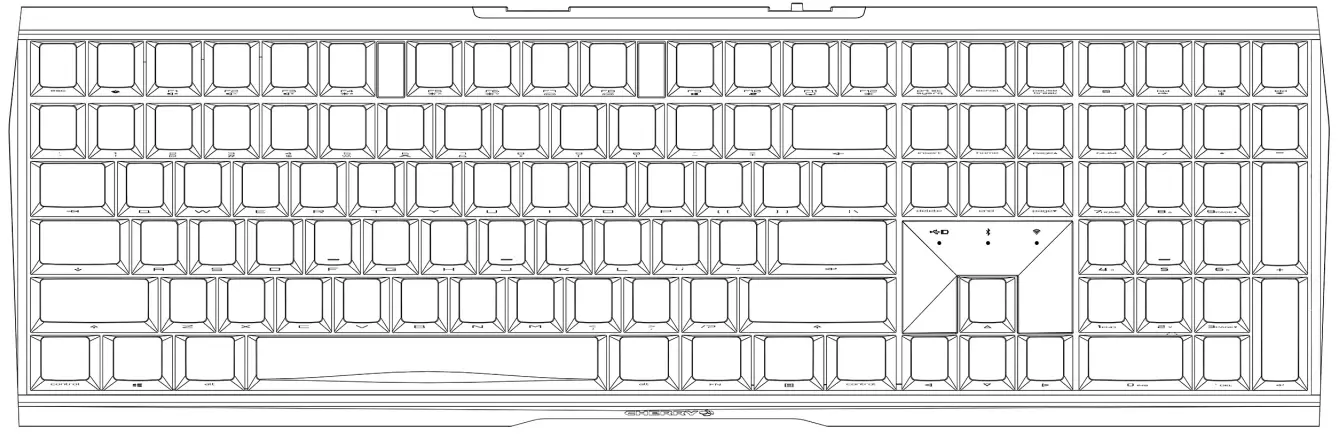 CHERRY MX 30S Wireless Gaming Keyboard