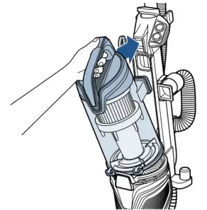 Emptying the Dirt Tank