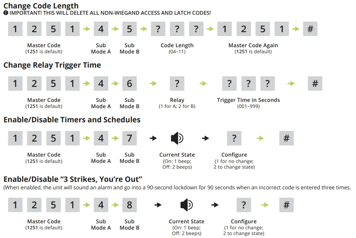 SECURITY BRANDS 27 210 EDGE E1 Smart Keypad with Intercom Access Control System - Direct Programming