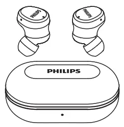 PHILIPS TAT4556 True Wireless Headphones - box