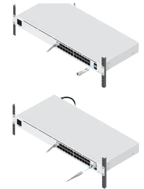 UBIQUITI USW-24-POE UniFi Switch- Connecting SFP 2