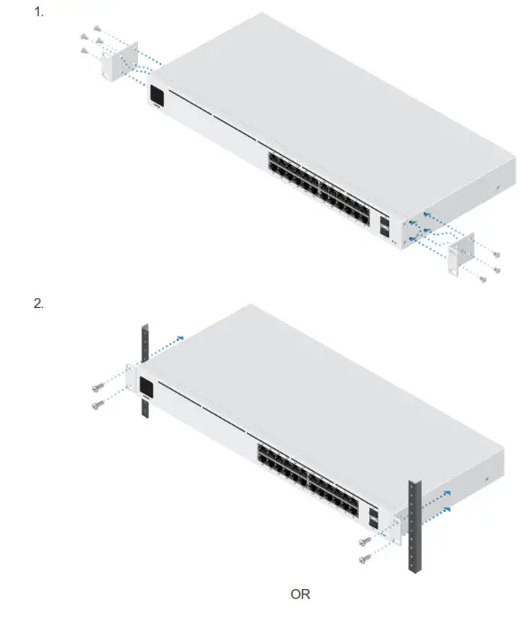 UBIQUITI USW-24-POE UniFi Switch- Installation 1