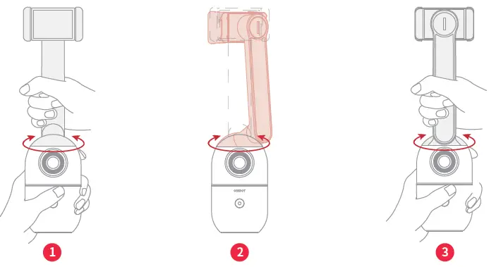 OBSBOT P.B.1.00014 Me AI-Powered Phone Mount FIG 3