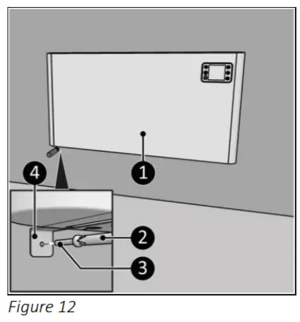 EUROM 1500 Alutherm Wi Fi Black - Wall mounting 5