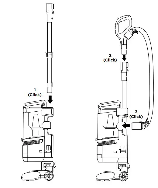 Shark Corded Upright Vacuum - Assembly 1