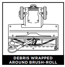 Shark Corded Upright Vacuum - CLEANING THE BRUSH-ROLL