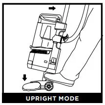 Shark Corded Upright Vacuum -Cleaning Modes 1