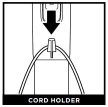 Shark Corded Upright Vacuum - Power Cord Holder