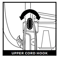 Shark Corded Upright Vacuum - Power Cord Hook